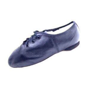Bloch Little Girls Jazz Flex Black Leather Split Sole Size 11 Dance Shoe Lace Up